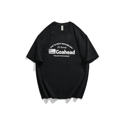 WOOD SOON С принтом Повседневный Круглый вырез Мужской топ Унисекс