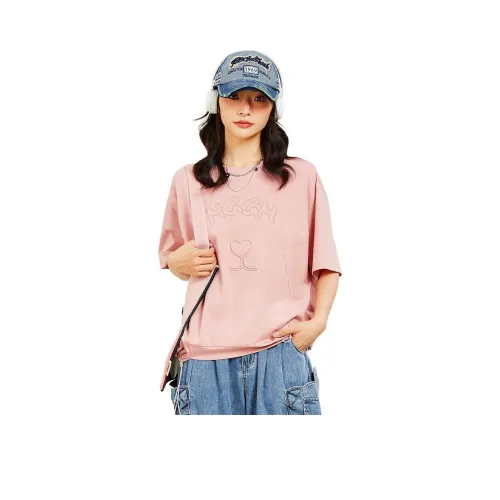 MUGUOGUOMU Комплект с короткими рукавами T-рубашка Женская