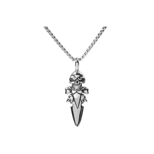 OWNREWARDS Титановая сталь Ожерелье Серебряное Унисекс