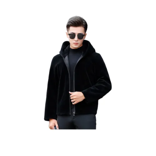 FORTEI Черный мужской мех