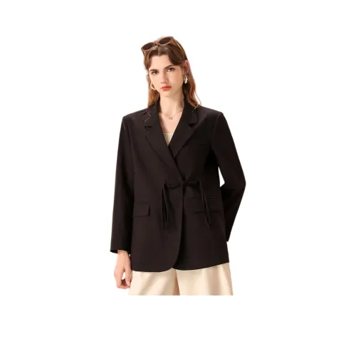 FENHONGMALI Бизнес-костюм женский черный