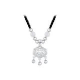 Иероглиф "Фу" Ожерелье "Мирный замок" [Агат]