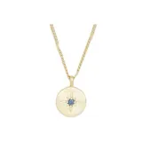 Ожерелье с мелочью "Пава Birthstone" (Сентябрь)