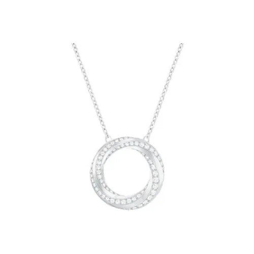 Swarovski Искусственный хрусталь Ожерелья Женское Серебро