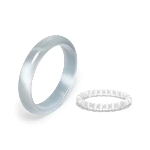 SUIYUEJINGHAO Стекло Кошачий глаз Браслеты Унисекс