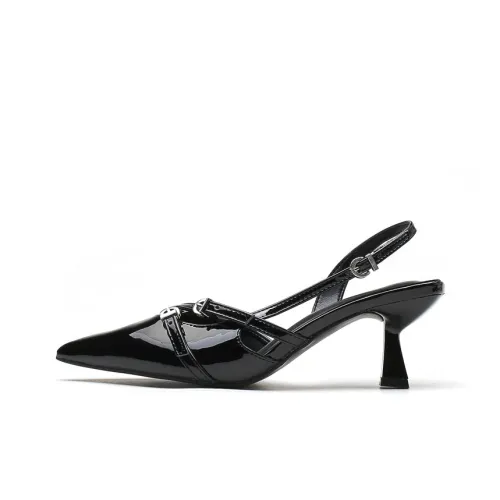 Dunnu Песочные часы Высокие каблуки Женские Черный