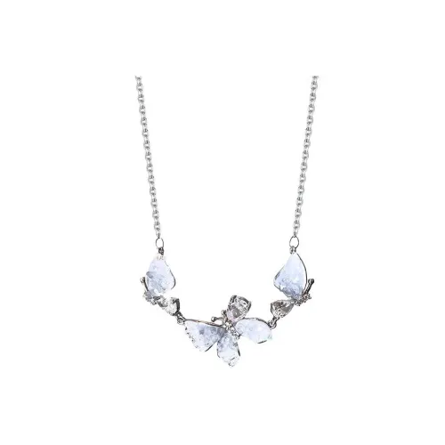 Floating Joy Титановая сталь + Искусственный хрусталь Ожерелья Женские