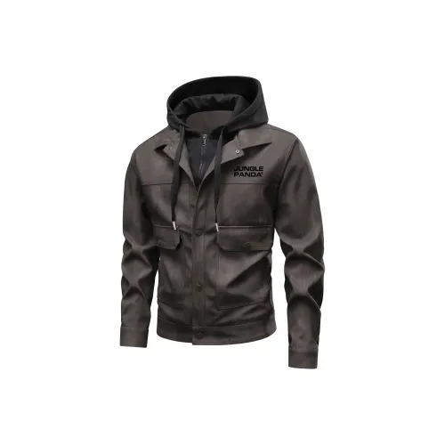 JUNGLE PANDA Кожа Куртка Унисекс