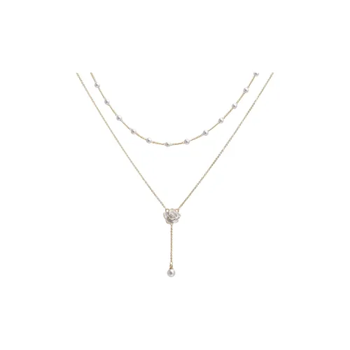 KING OF BLING Утонченный Роскошь Нишевый Дизайн Премиум Двойной Многослойный Ожерелье Женское