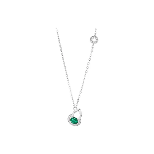 Lockstarfy Emerald Necklaces Women's