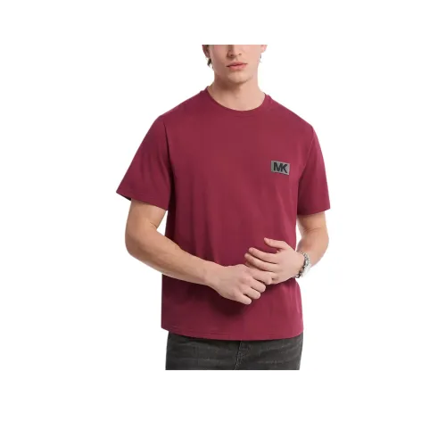 MICHAEL KORS Red Men's T-Shirts MICHAEL KORS Красные Мужские Футболки