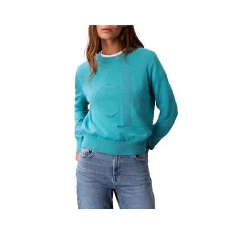 Calvin Klein Циановый Женские Свитеры