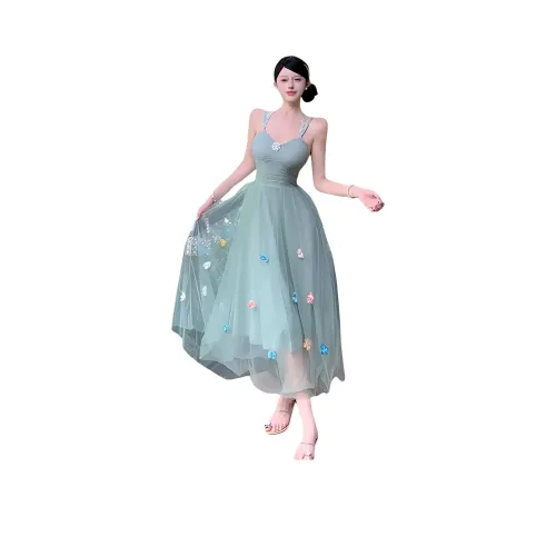 CHARM GLOW Зеленый Женские Слиплатья