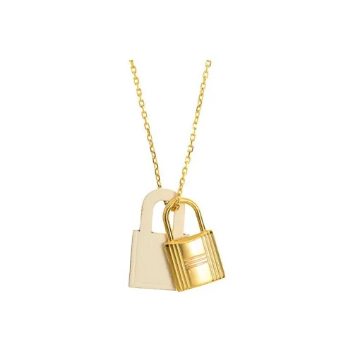 HERMES O'Kelly Metal Necklaces Золотой Женские