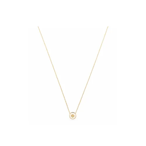 Tory Burch Медное ожерелье, слоновая кость, унисекс