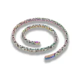 Имперский Цепочка Ожерелье, Многоцветный, 50 см