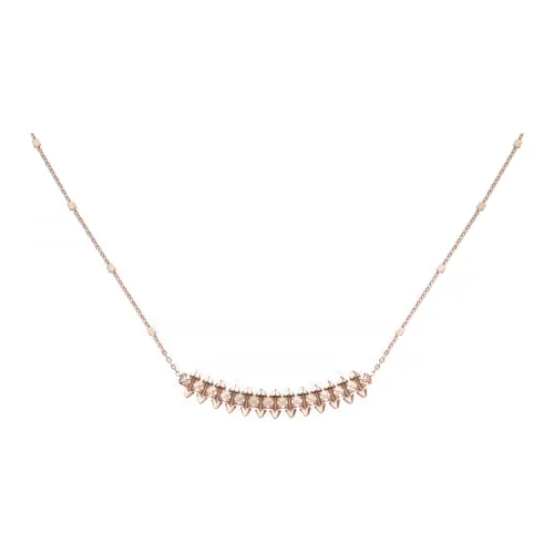 CARTIER Ромб 18K Розовое золото Ожерелье Женское Розовое золото