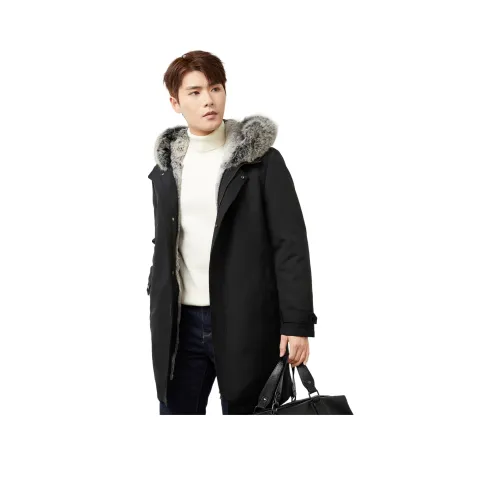 FORTEI Черный мужской мех