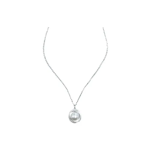 ZWU Искусственный жемчуг циркон гальванизированные ожерелья женские