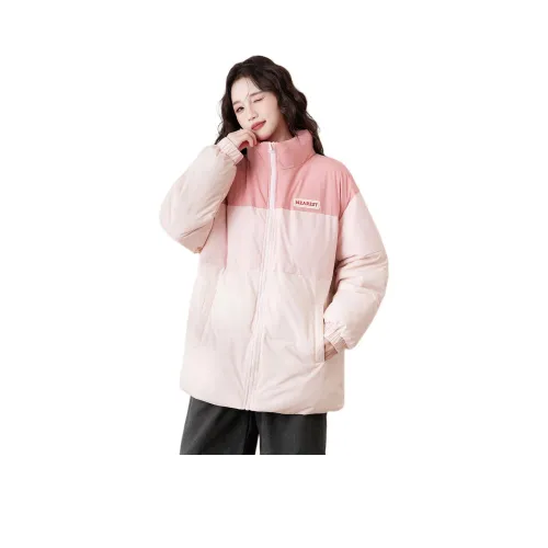 Tonlion Хлопковый пуховик женский светло-розовый