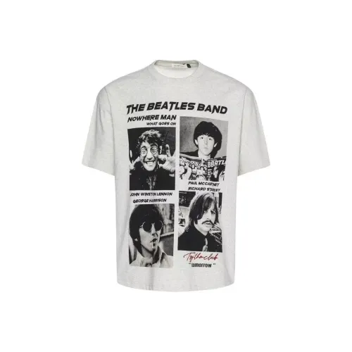 Freshclean Бело-серый Унисекс Футболка