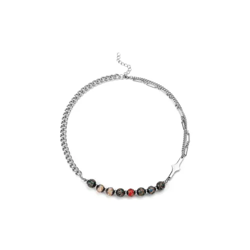 DWCP Титановая сталь Топаз Ожерелья Унисекс