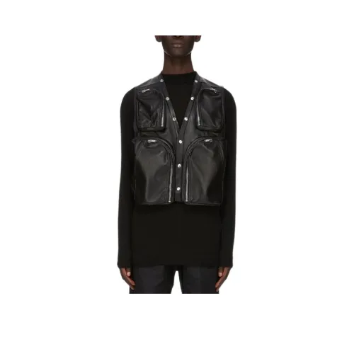 RICK OWENS совместный бренд Черные мужские жилеты