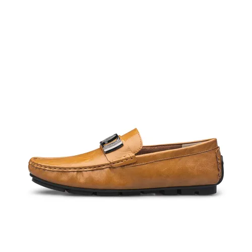 CKVUSAMG Мужские повседневные туфли Low Top Желтые Мужские