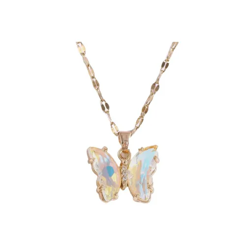 KING OF BLING Цирконовый сплав ожерелья женские любовь персик удача