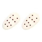 Бежевый в горошек, 1 пара