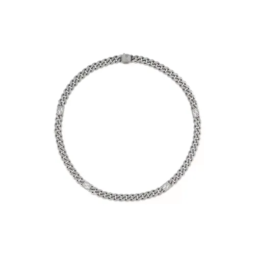 GUCCI Interlocking Metal Necklaces Унисекс