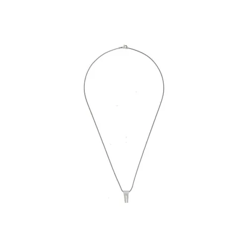 RICK OWENS совместный бренд RO Брасс Колье Унисекс Серебряный