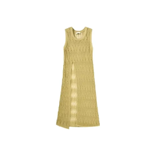 Leather Cat Без рукавов Платье Женское