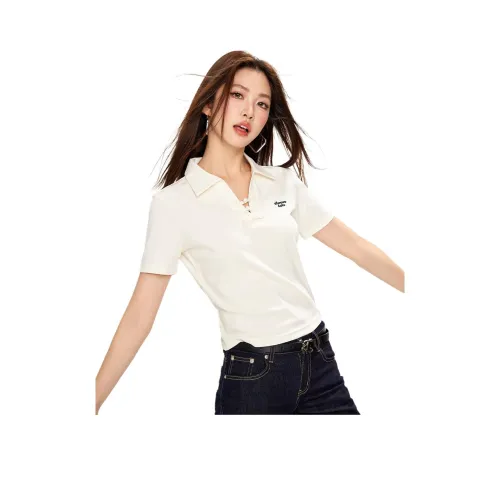 CHOCOOLATE Поло Женское Бежевое