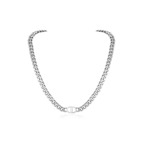 Серебряная отделка Титановая сталь Ожерелья Мужской