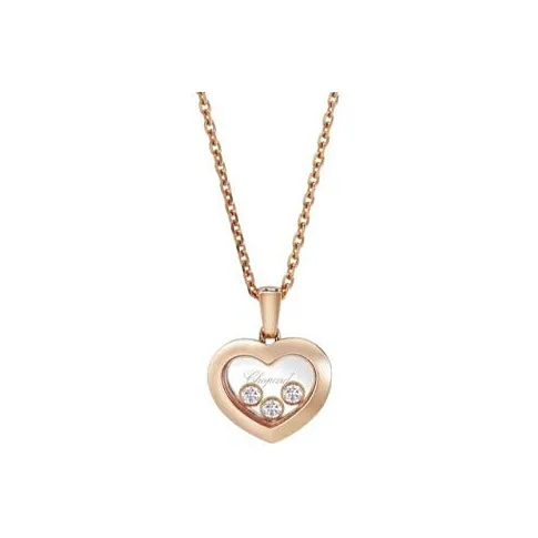 Chopard HAPPY DIAMONDS Сплав Ожерелье Розовое золото Женское