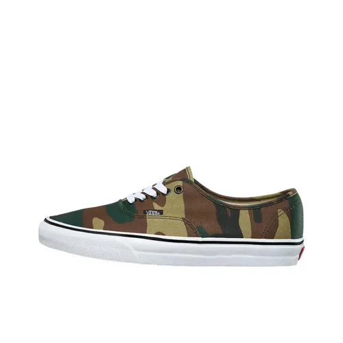 Vans Authentic Low Top Скейтборд Кроссовки Мужские Зеленые