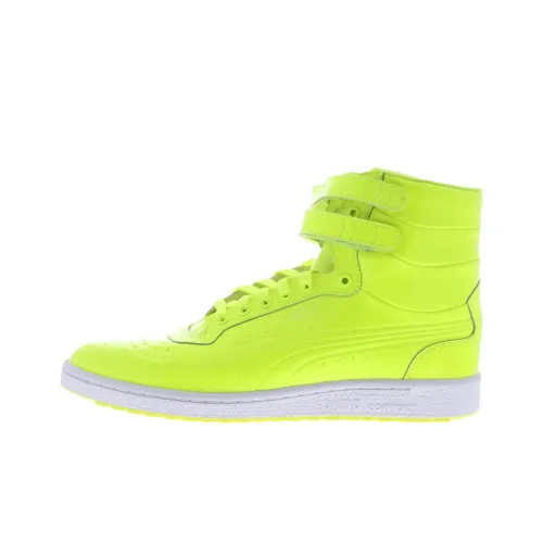 PUMA Sky 2 High Топ Скейтборд Кроссовки Мужские Желтые