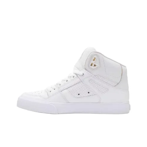 DC Shoes High Топ Скейтборд Кроссовки Унисекс Белый