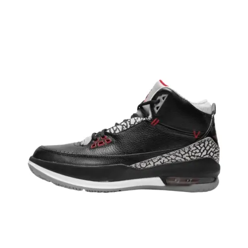 Jordan Air Джордан 3 MID Топ Винтажные баскетбольные кроссовки Мужской Черный