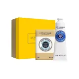 Комплект из двух частей: Очищающий барный стойка из ореха дерева ши, 100 г + Классический крем для рук из ореха дерева ши, 30 мл