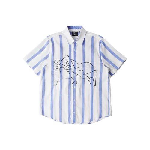 BYPARRA Синие Унисекс Рубашки