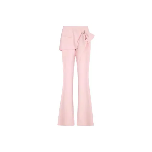 Leather Cat Розовые Женские Джинсы