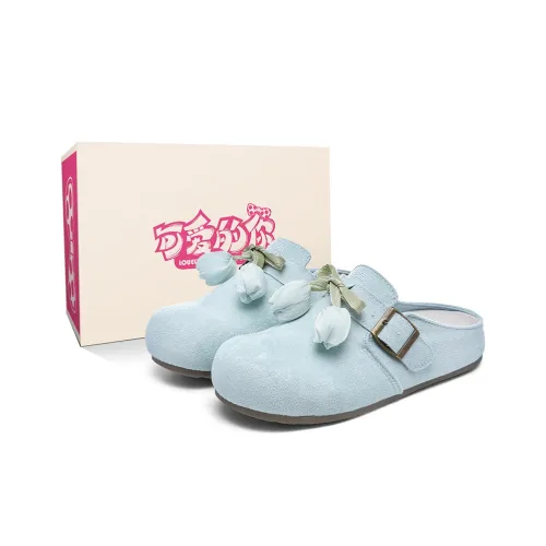 Lovely you Birkenstock Стиль Обувь Циано-Синий Тюльпан Коробка Женская
