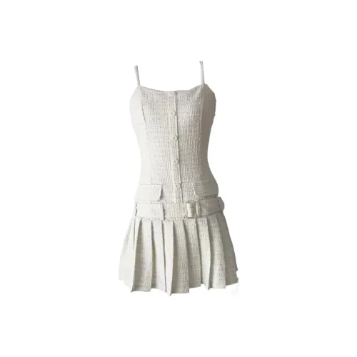 GRAYISMOON Белый Женские Слиплатья