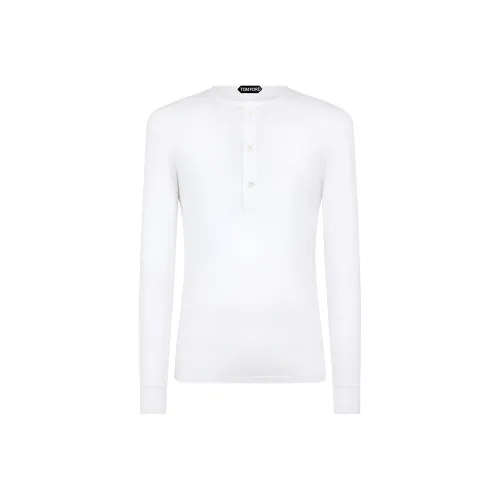 TOM FORD Белая Мужская T-рубашка