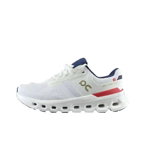 On Cloudrunner 2 Low Топ Беговые кроссовки Мужской Белый