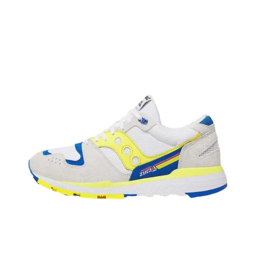 Saucony Azura Дышащий Низкий Топ Повседневные Беговые Кроссовки Унисекс Белый Желтый