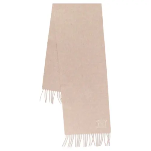 MaxMara Кашемир Вязаные Шарфы Женские Бежевые