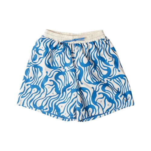 BYPARRA Men's Blue Swim Trunks